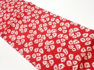 絞り抽象花模様開き名古屋帯（額縁仕立て）